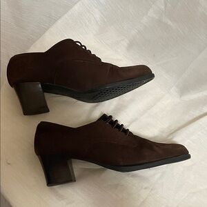 AEROSOLES Dark Brown Mules